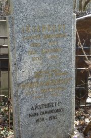 Айзенберг Самуил Маркович, Москва, Востряковское кладбище